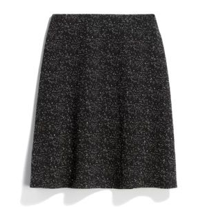 Margaret M Christabel Textured Skirt, size XL, black and gray